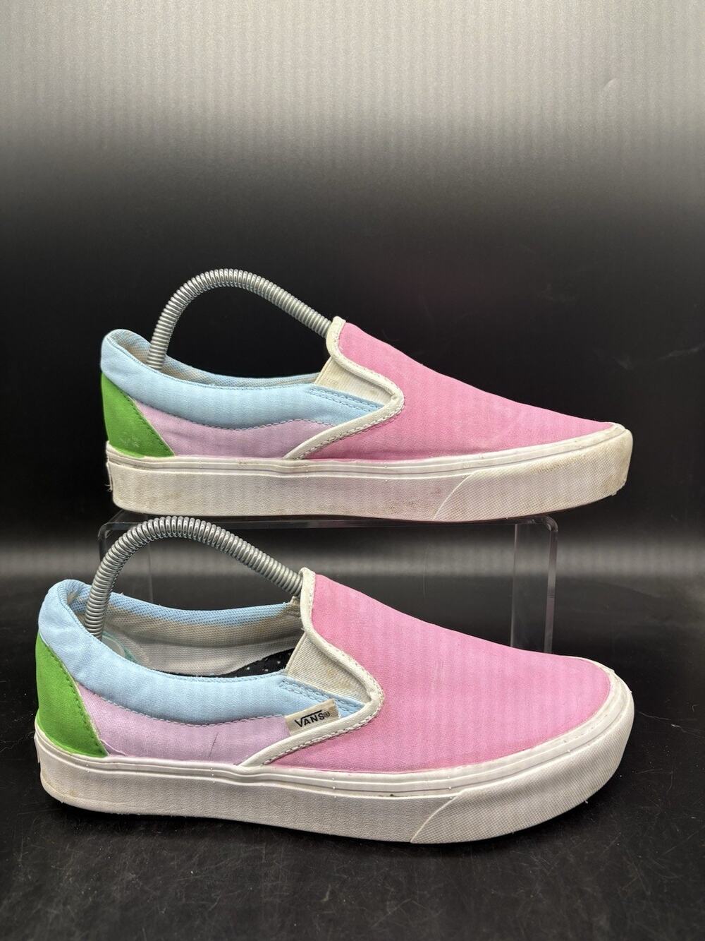 Vans Shoes Women Size 10 Classic Slip On Skateboard Sneaker Hand Painted